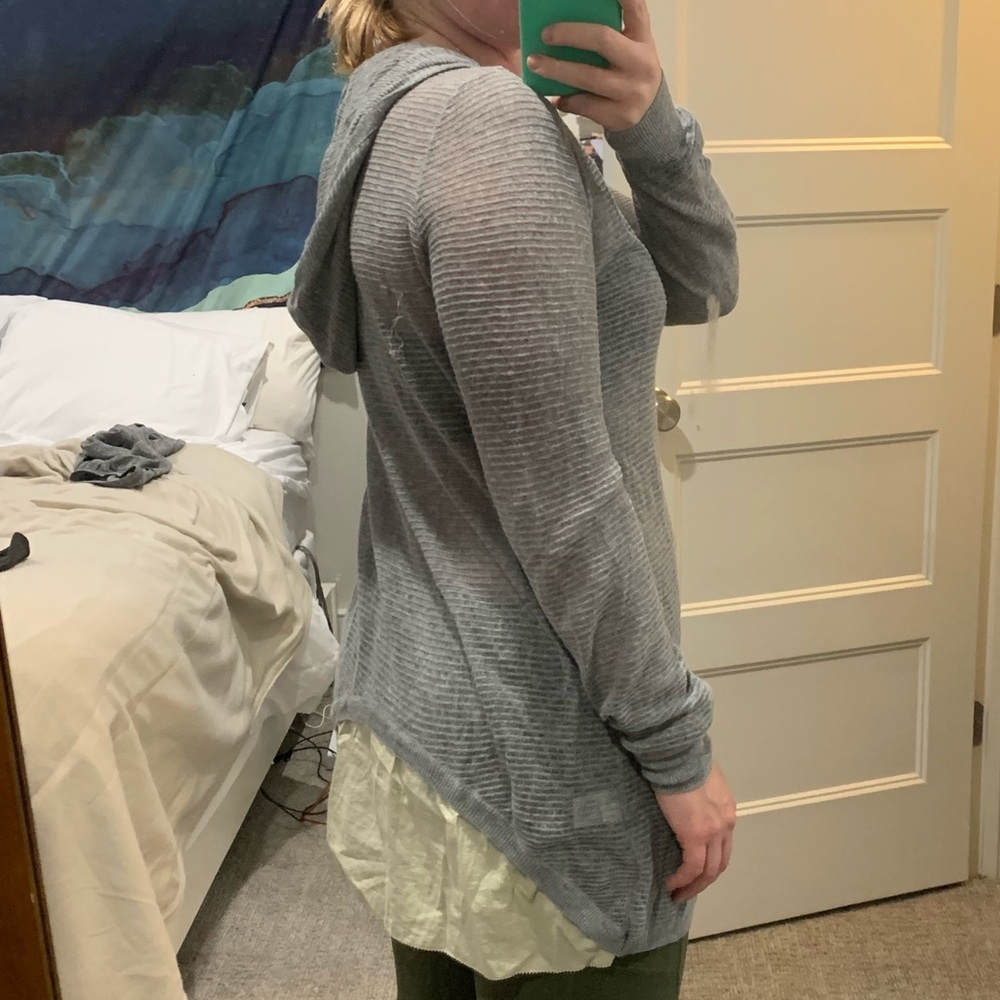 Long Gray Sweater